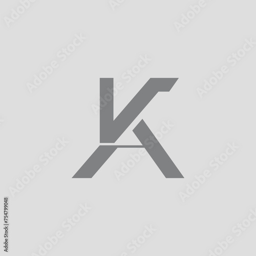 Abstract new style AV letter logo design.eps