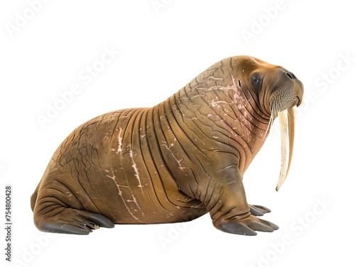 walrus cutout isolated on transparent png background