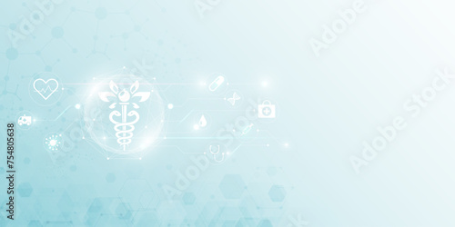 medical health care icon element interactive design innovation concept on science background. vector illustration.