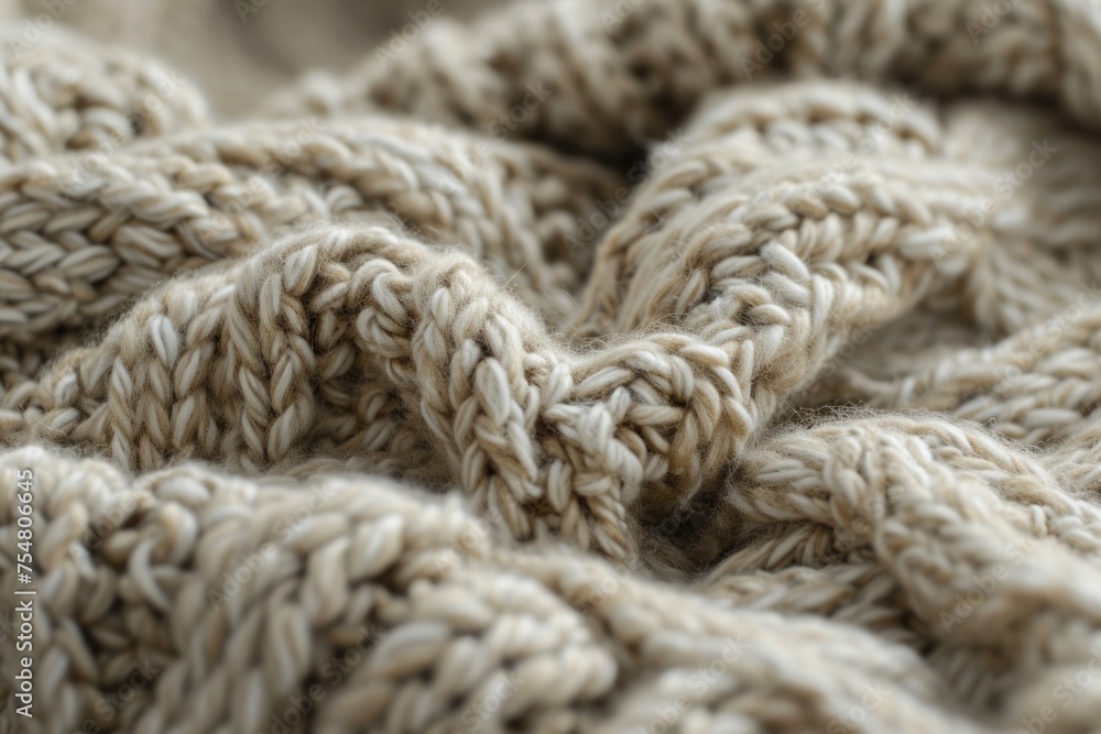 Textured Knitted Fabric Background in Beige with Reverse Stockinette Stitch Pattern Textured Knitted Fabric Background in Beige with Reverse Stockinette Stitch Pattern