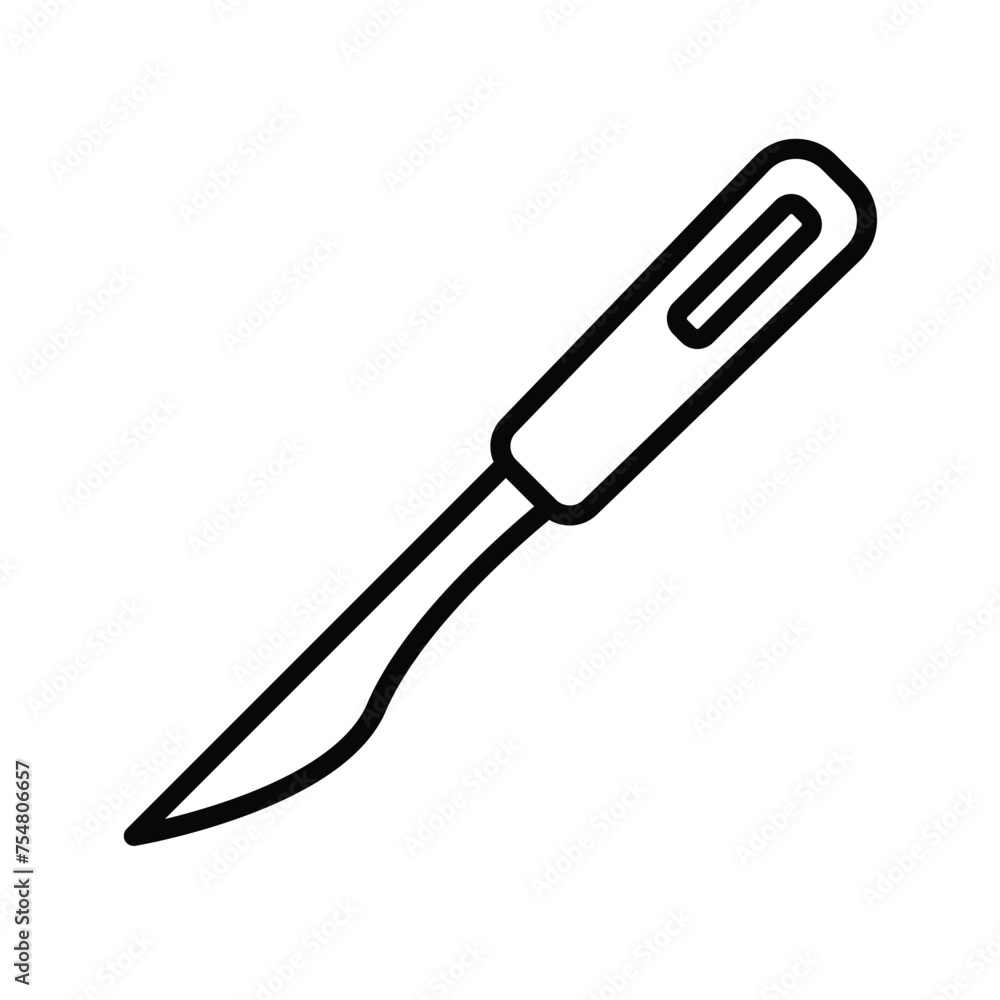 scalpel icon vector template design flat and simple scalpel icon vector template design flat and simple