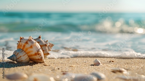 Seashell on the beach © Media Srock