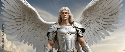 Illustration of Archangel Michael photo