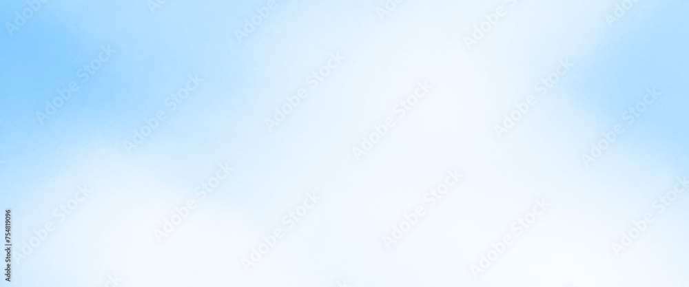 Vector blue gradient background blend of color spaces as contemporary background, abstract light blue blurred background web banner.