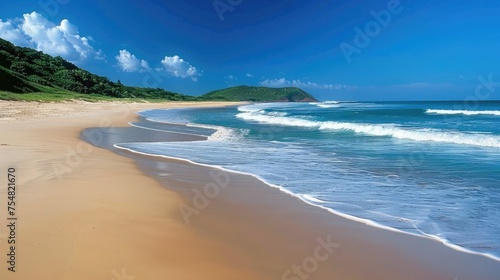 the beach at the Isimangaliso wetland park, St Lucia, South Africa