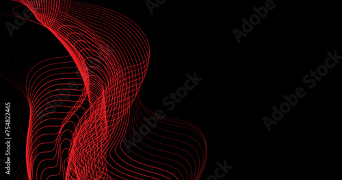 Modern dark red banner background abstract geometric pattern light. Abstract blue background banner poster with dynamic. technology network