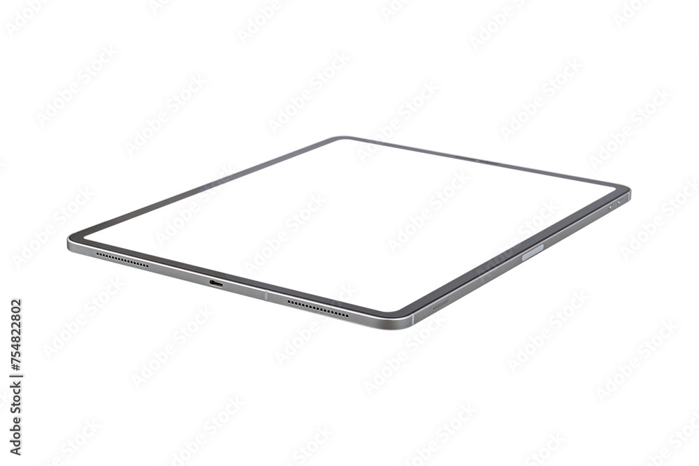 Tablet pc computer with blank screen isolated on white background. Tablet pc computer with blank screen isolated on white background.