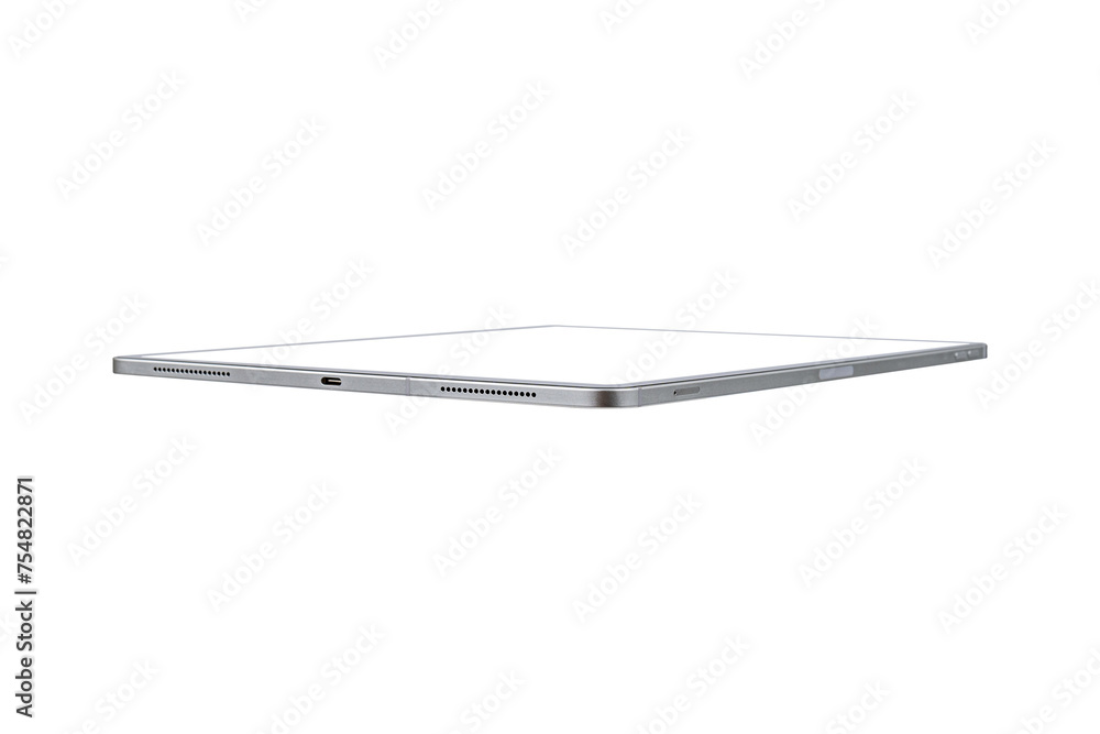 Tablet pc computer with blank screen isolated on white background. Tablet pc computer with blank screen isolated on white background.