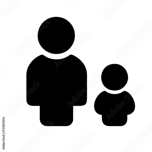 parent and child png icon in transparent background