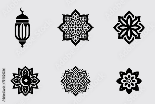 Illustrations of Islamic Lantern that can be edited are suitable for use during Eid al-Fitr and Eid al-Adha