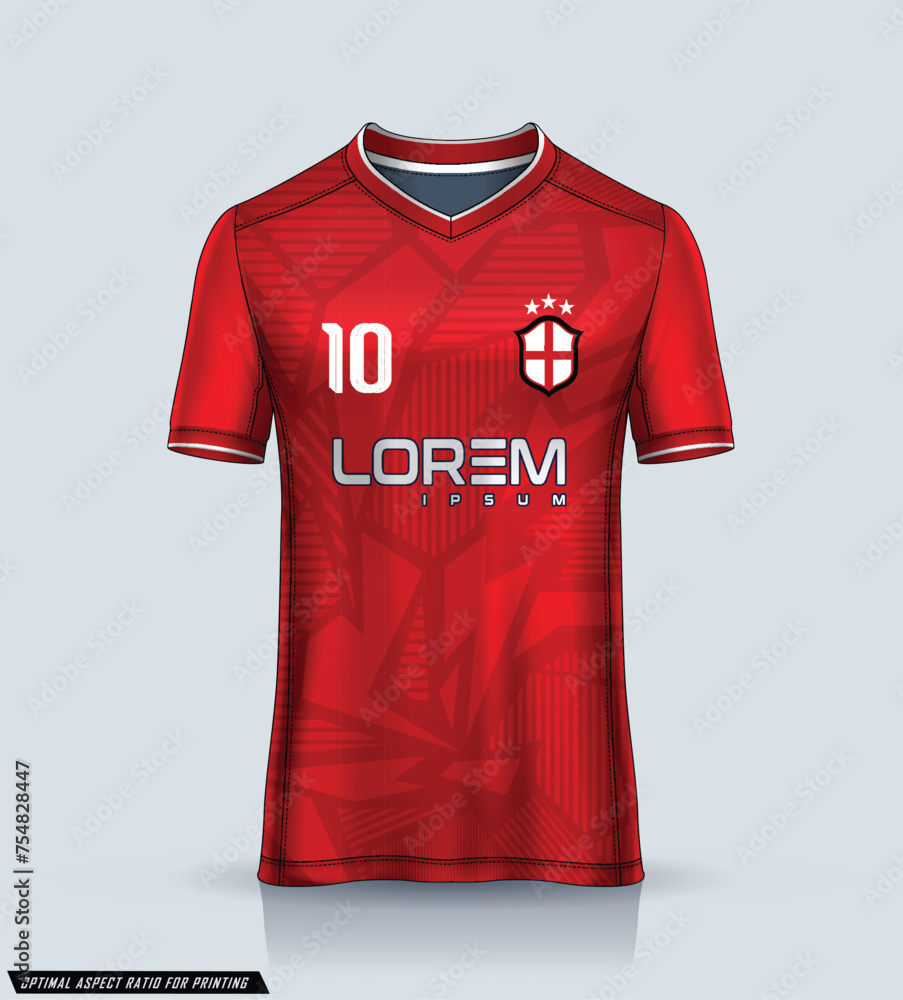 Soccer jersey design for sublimation 
