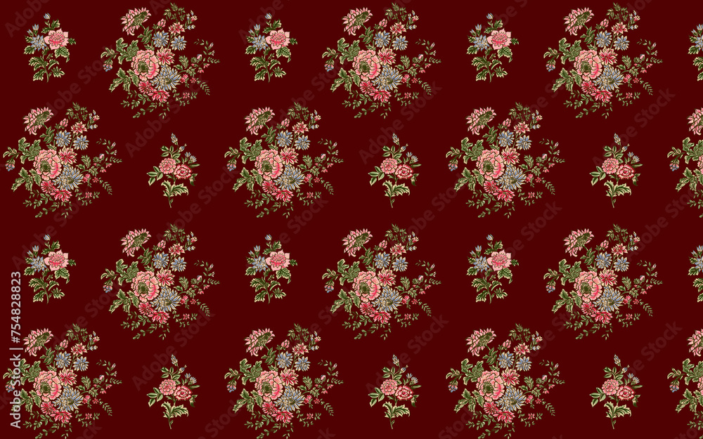 seamless pattern with flowers seamless pattern with flowers