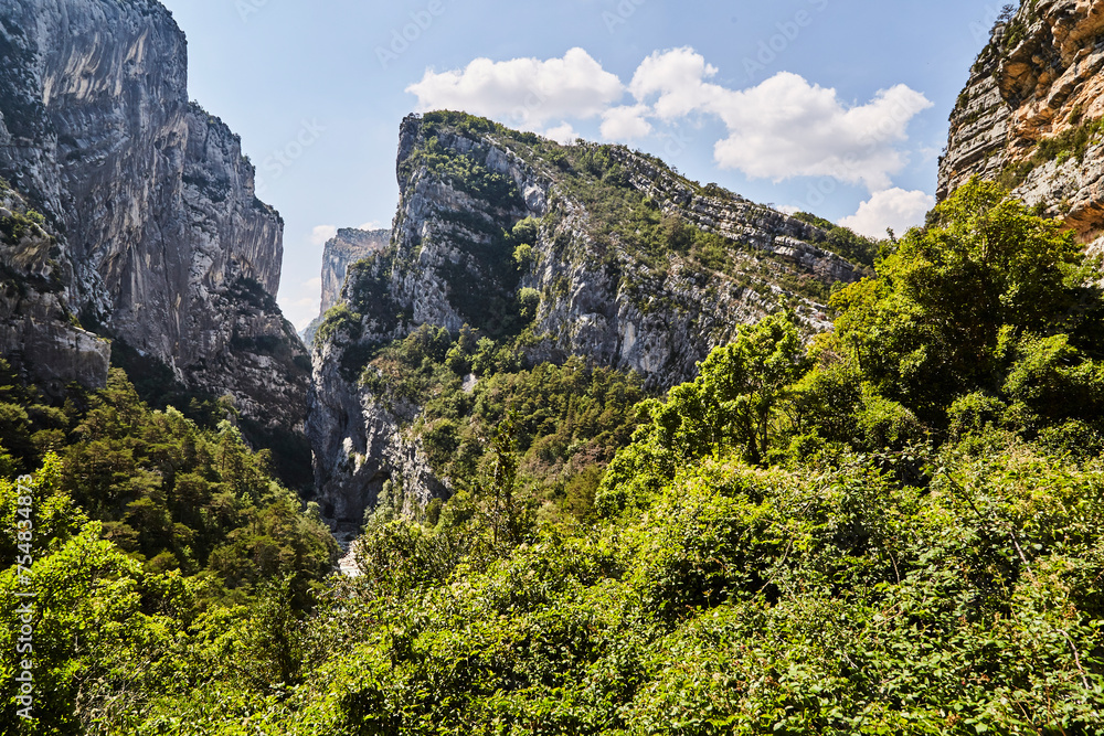 Fototapeta premium Gorges Du Verdonn, Schlucht von Verdon, Frankreich 