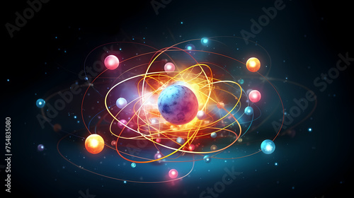 atomic nucleus electron neutron proton
