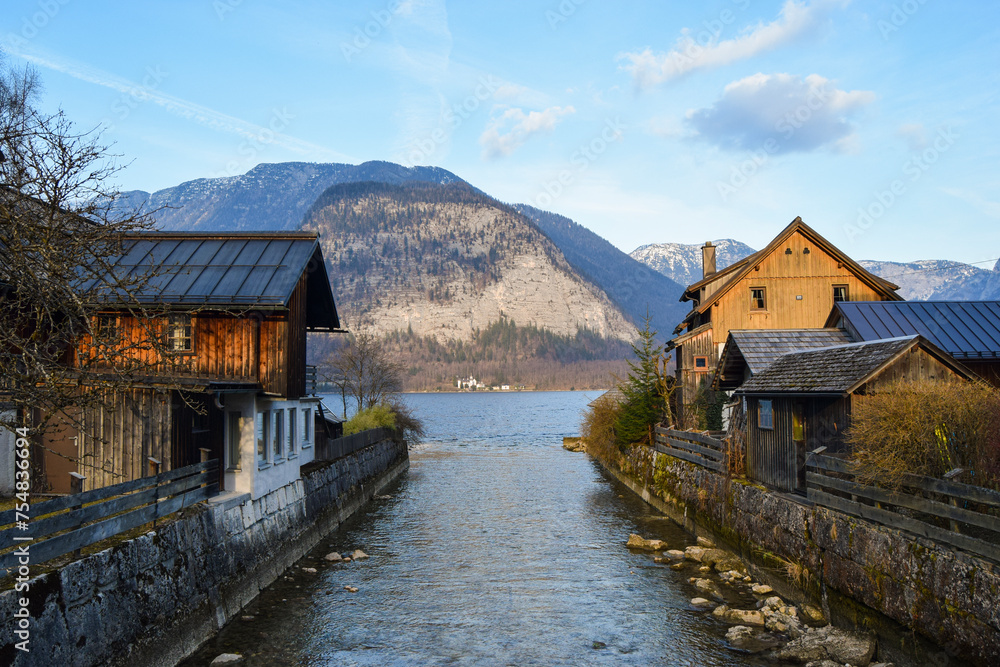 Fototapeta premium house on the lake