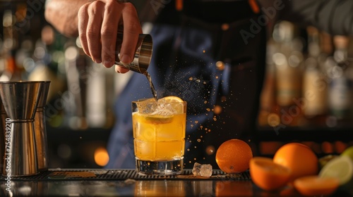 The art of mixology. Crafting the perfect cocktail with precision and flair.