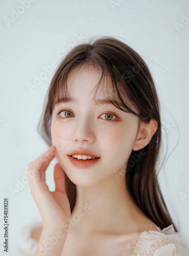 뷰티 스킨케어 메이크업 모델