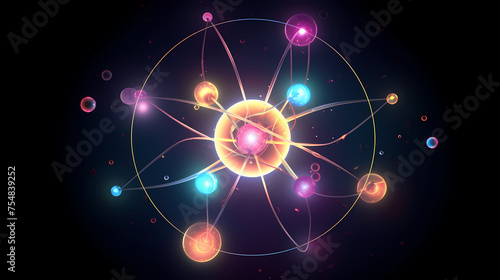 The nucleus is the small  dense region in the center of an atom made up of protons and neutrons