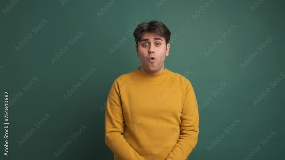 Man surprised to be lucky naming himself Man surprised to be lucky naming himself