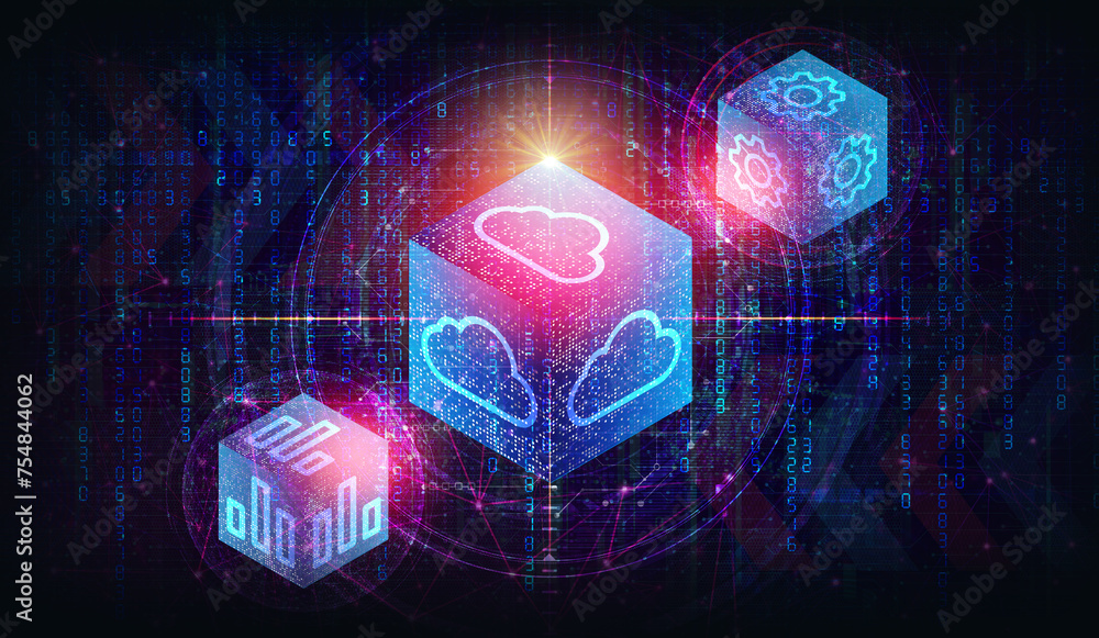 Obraz premium Data Engineering - Conceptual Illustration