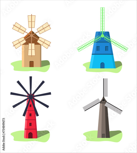 Windmill illustration