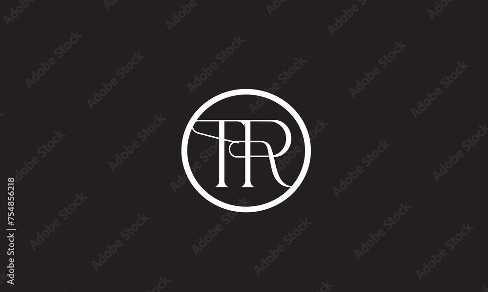 TR, RT, R, T Abstract Letters Logo Monogram	