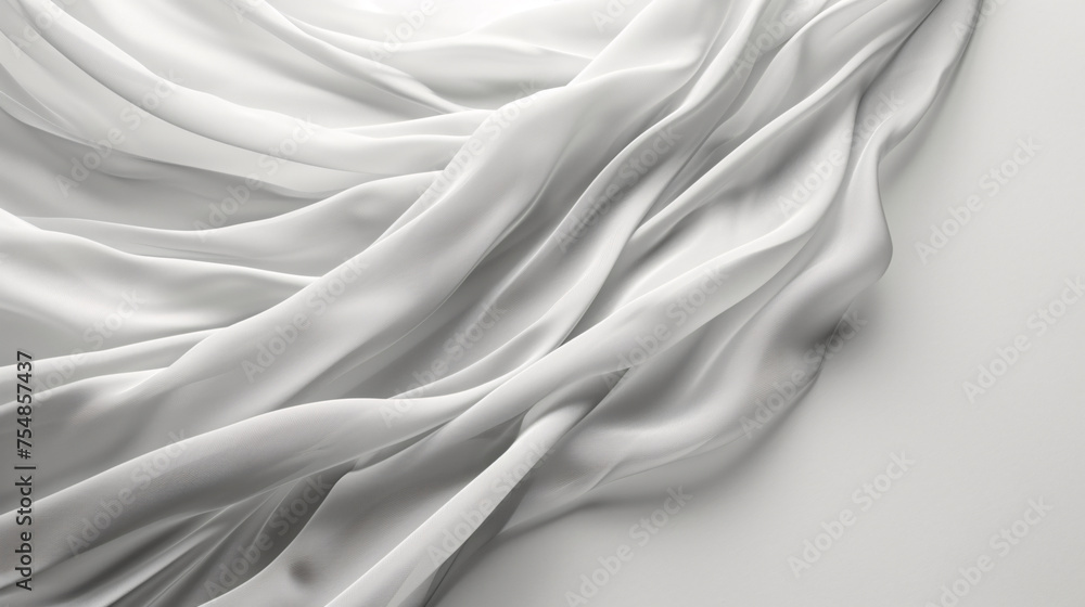 Obraz premium white silk background