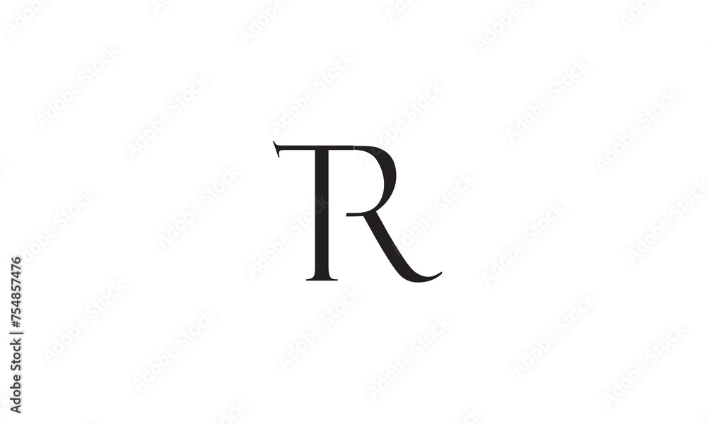 TR, RT, R, T Abstract Letters Logo Monogram TR, RT, R, T Abstract Letters Logo Monogram