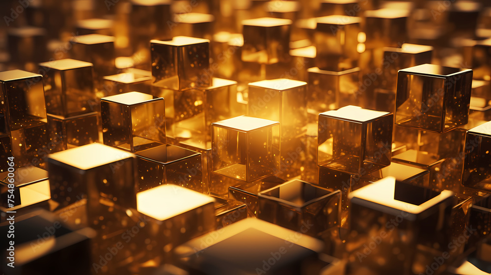 Crystal abstract background with bokeh effect Crystal abstract background with bokeh effect