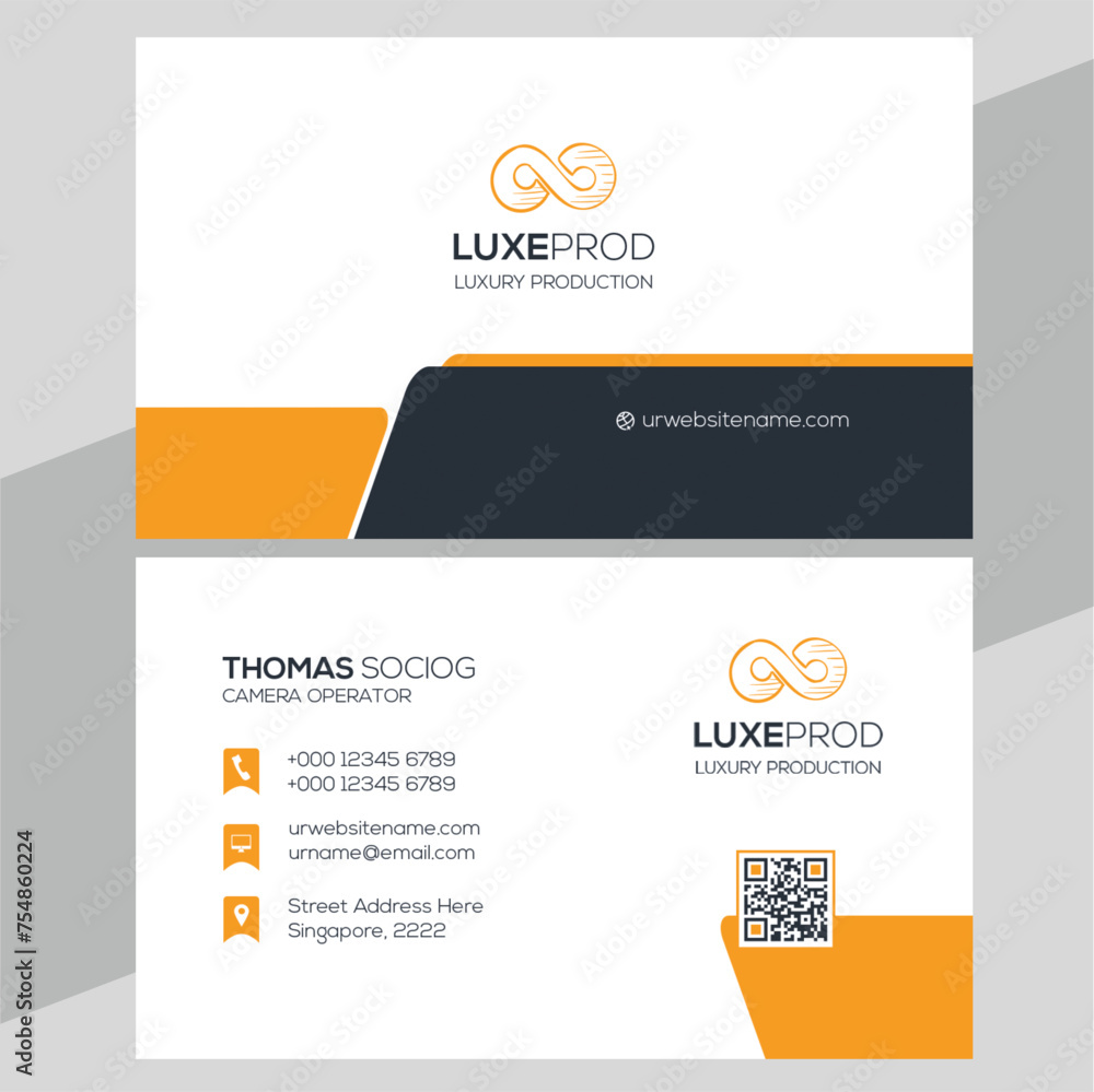 Modern Unique Business Card Design Template Modern Unique Business Card Design Template