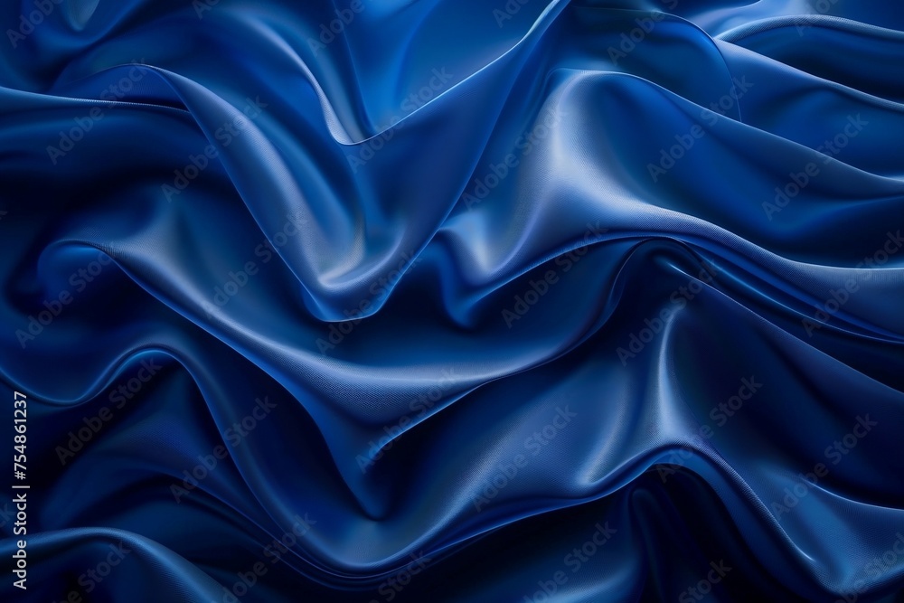 Obraz premium elegant 3d matte blue abstract pattern, abstract blue background