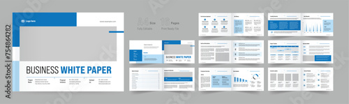 landscape white paper and whitepaper design.