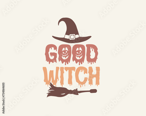 Halloween t-shirt design vector graphic, Halloween, happy Halloween vector, pumpkin, witch, spooky, ghost, funny Halloween t-shirt quotes, Cut File