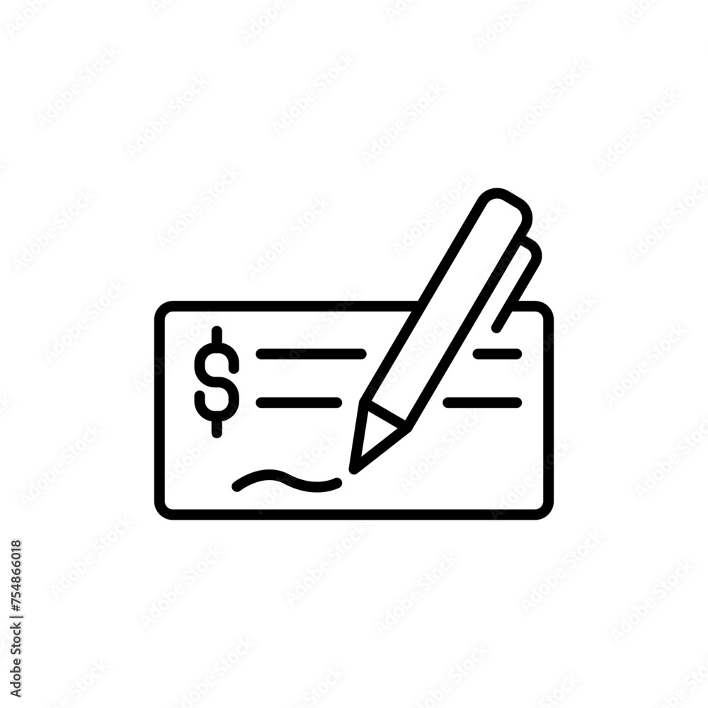 Receipt outline icons, minimalist vector illustration ,simple transparent graphic element .Isolated on white background Receipt outline icons, minimalist vector illustration ,simple transparent graphic element .Isolated on white background