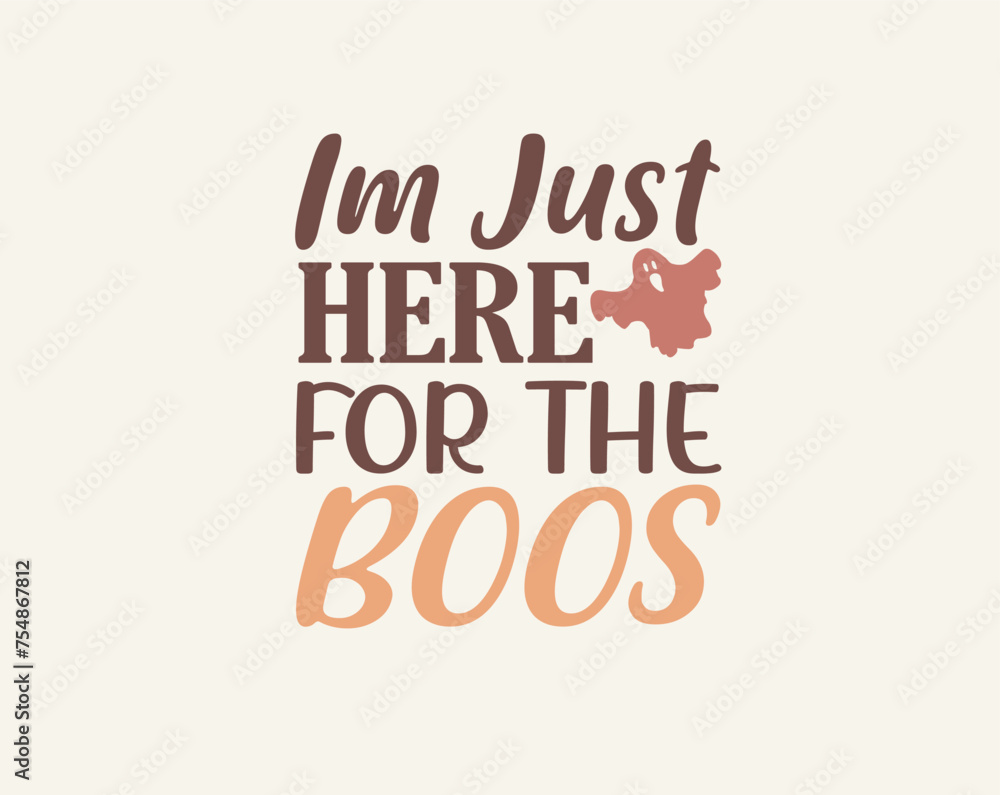 Halloween t-shirt design vector graphic, Halloween, happy Halloween vector, pumpkin, witch, spooky, ghost, funny Halloween t-shirt quotes, Cut File