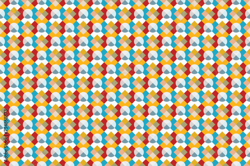 Aztec ethnic background design vector with a seamless pattern. Traditional motifs are illustrated. Element of a seamless pattern template
