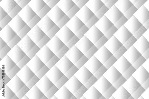 Modern Triangles and Pyramids white geometric background based on triangular grid with different pattern of different volume 3D illustration