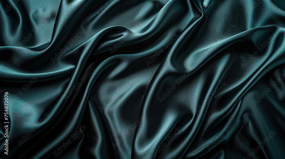 Obraz premium Black and Mint silk background