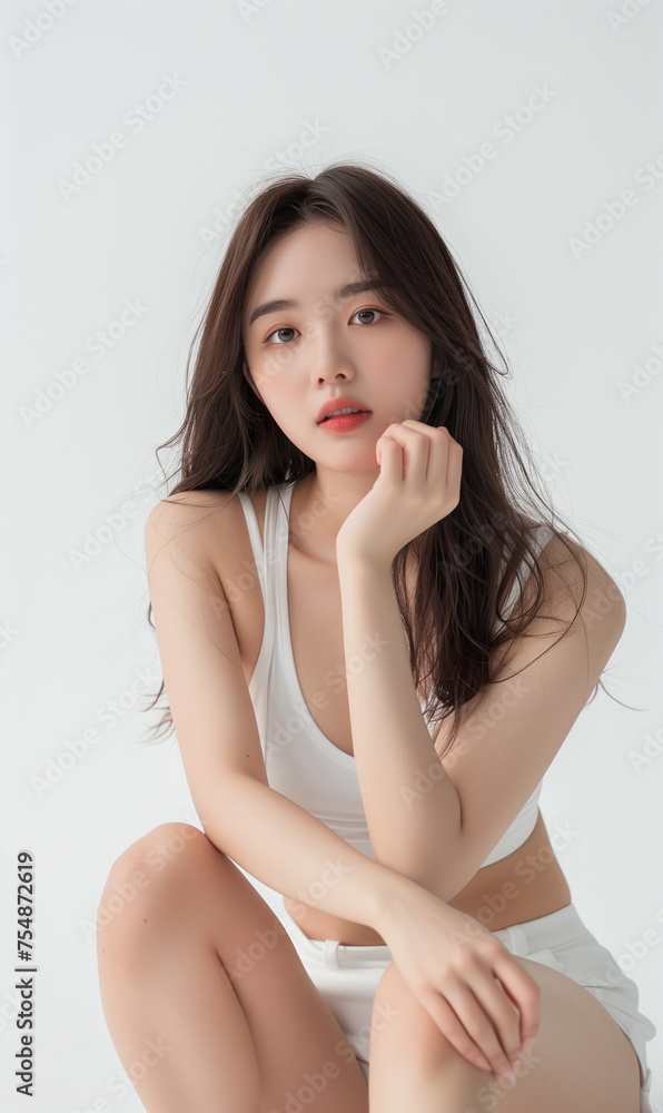 portrait of beautiful young Asian woman portrait of beautiful young Asian woman