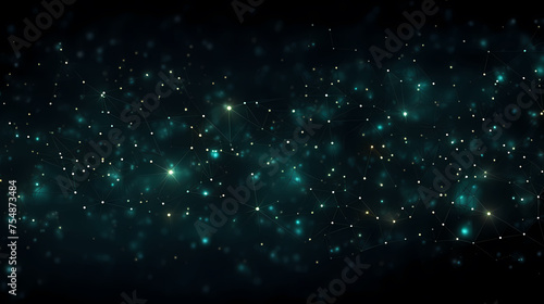 Wallpaper Mural Abstract background of future network technology and network connections Torontodigital.ca