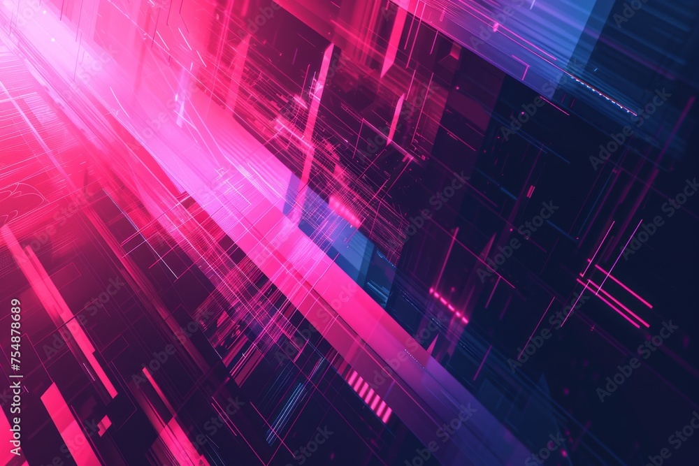 Digital Space Patterns: Futuristic Wallpaper Digital Space Patterns: Futuristic Wallpaper