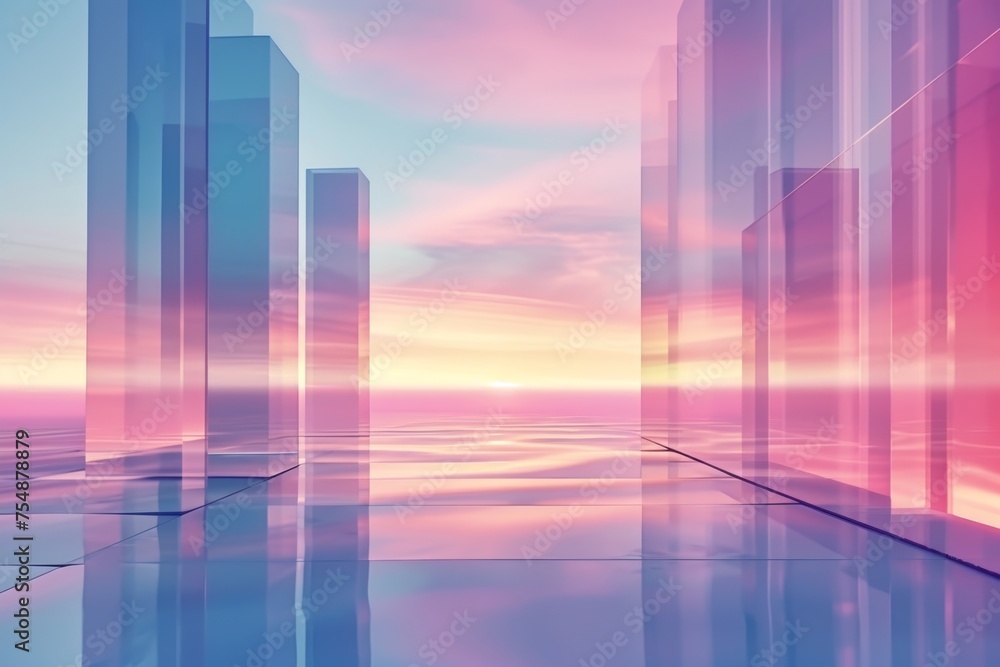 Abstract Synthwave Concepts: Digital Design Abstract Synthwave Concepts: Digital Design