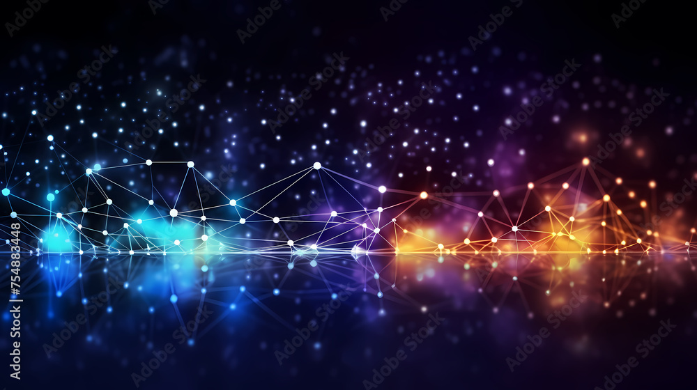 Fototapeta premium Abstract concept of cyber security technology and digital data protection