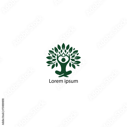 yoga logo with white background