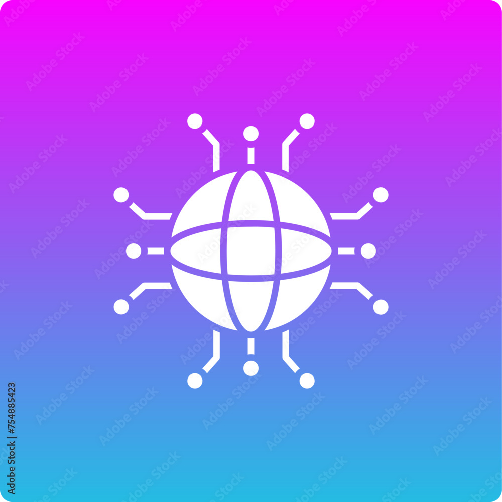 Global Network Icon Global Network Icon