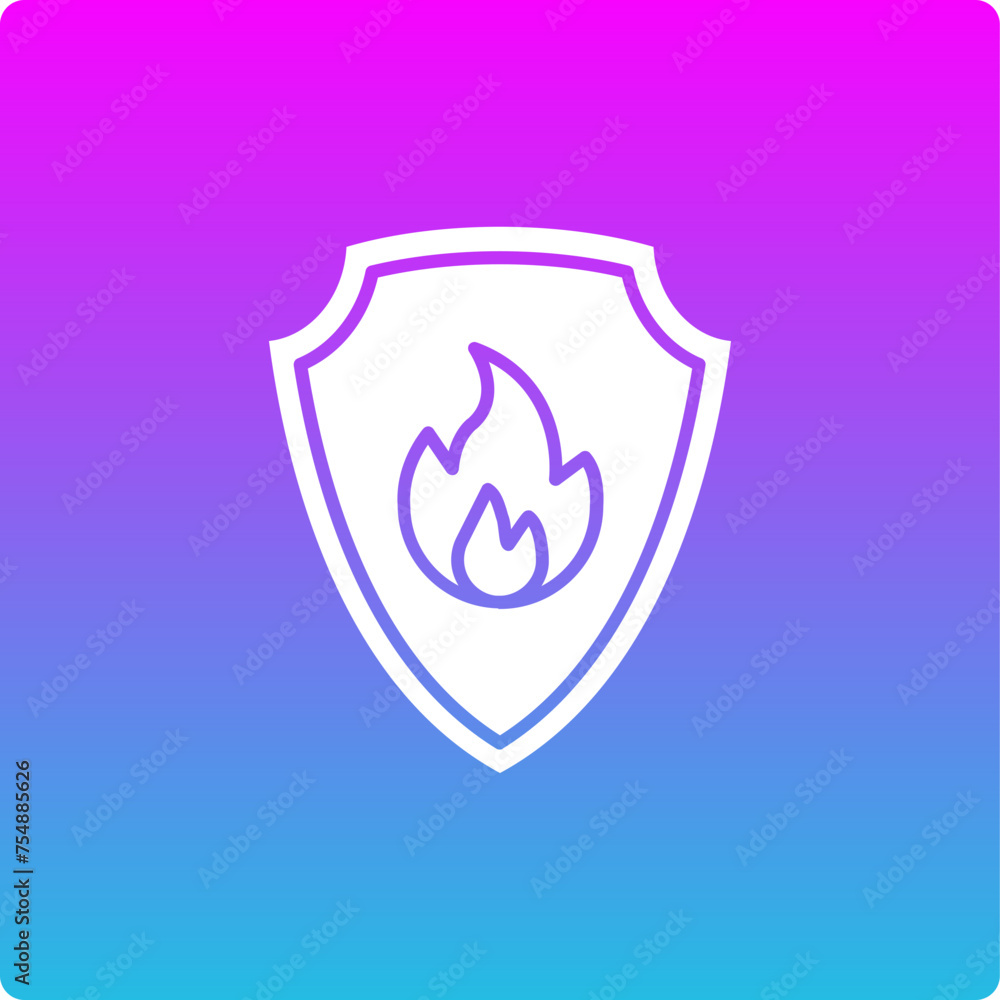 Fire Shield Icon Fire Shield Icon