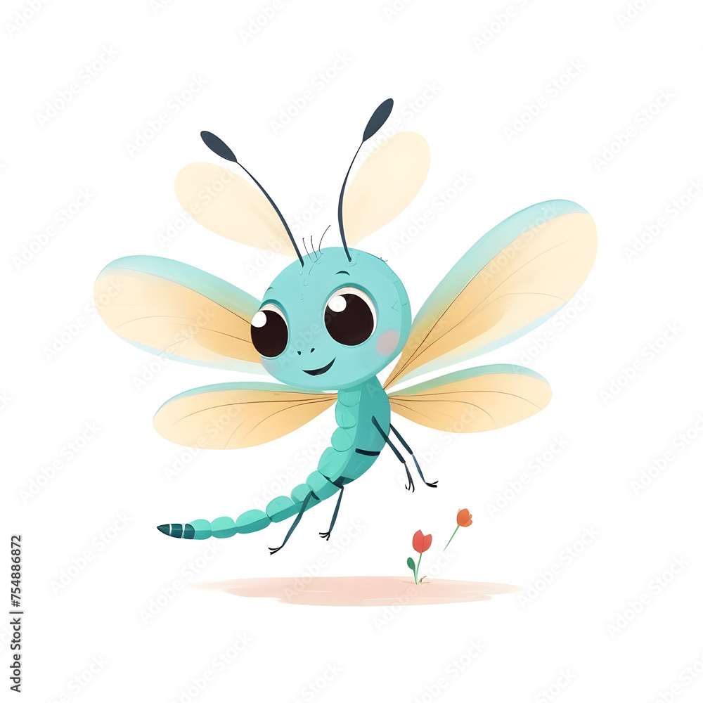 Adorable Dragonfly Jumping with joy for kids books Adorable Dragonfly Jumping with joy for kids books