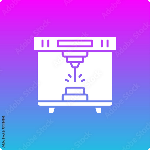 Laser Cutting Machine Icon