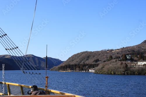sailing on the lake