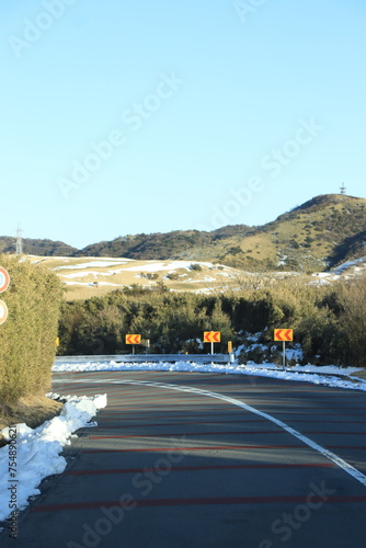 truck on the highway